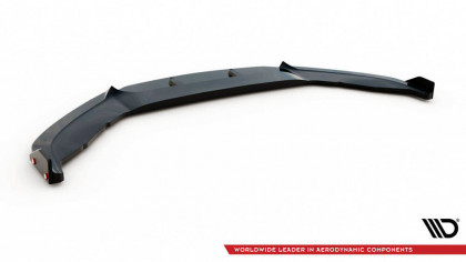 Spojler pod nárazník lipa V.3 + flaps Volkswagen Scirocco R Mk3 černý lesklý plast