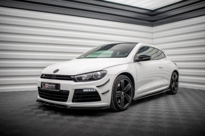 Prahové lišty V.2 Volkswagen Scirocco R Mk3 černý lesklý plast