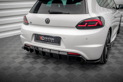 Zadní difuzor Volkswagen Scirocco R Mk3 černý lesklý plast