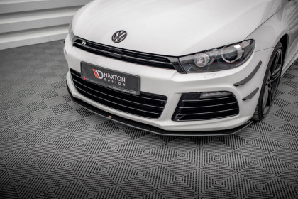 Street pro spojler pod nárazník lipa Volkswagen Scirocco R Mk3 černo červený