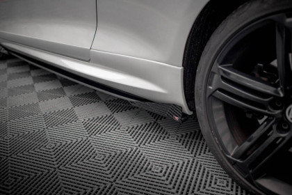 Prahové lišty Street pro + flaps Volkswagen Scirocco R Mk3 černo červené