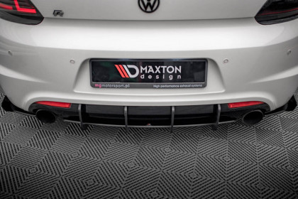 Spoiler zadního nárazníku Street pro Volkswagen Scirocco R Mk3 červený