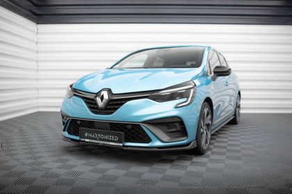 Spojler pod nárazník lipa V.1 Renault Clio R.S. Line Mk5 černý lesklý plast