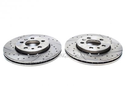 Sportovní brzdové kotouče TA Technix - přední chlazené 256mm - Škoda Fabia/Octavia/Rapid/Roomster