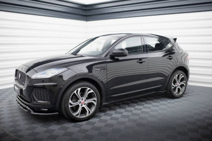 Prahové lišty Jaguar E-Pace R-Dynamic Mk1 černý lesklý plast