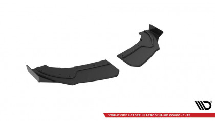 Splittery zadní boční Street Pro + flaps Audi TT S-Line 8S černo červené