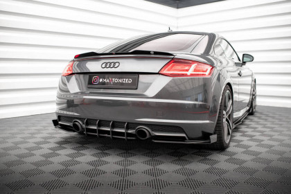 Spoiler zadního nárazníku Street pro Audi TT S-Line 8S černo červené