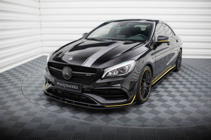 Street pro spojler pod nárazník lipa Mercedes-AMG CLA 45 Aero C117 Facelift černý