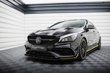 Street pro spojler pod nárazník lipa Mercedes-AMG CLA 45 Aero C117 Facelift černý