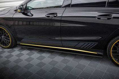 Prahové lišty Street pro Mercedes-AMG CLA 45 C117 Facelift černé