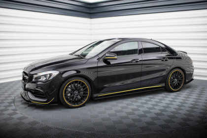 Prahové lišty Street pro Mercedes-AMG CLA 45 C117 Facelift černo červené