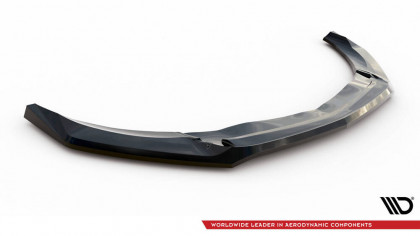 Spojler pod nárazník lipa V.3 Mercedes-AMG CLA 45 Aero C117 Facelift černý lesklý plast