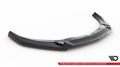 Spojler pod nárazník lipa V.4 Mercedes-AMG CLA 45 Aero C117 Facelift černý lesklý plast