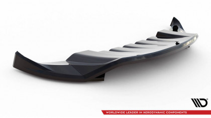 Spojler pod nárazník lipa Porsche Cayenne Mk2 Facelift černý lesklý plast