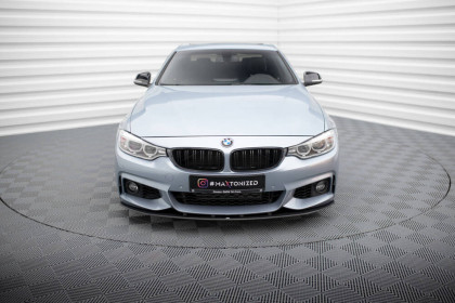 Street pro spojler pod nárazník lipa BMW 4 Coupe M-Pack F32 černo červený