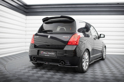 Prodloužení spoileru Suzuki Swift Sport Mk4 černý lesklý plast