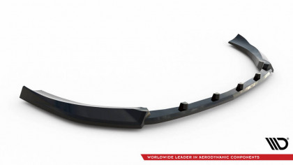 Spojler pod nárazník lipa V.2 Mercedes-Benz S AMG-Line W222 Facelift černý lesklý plast