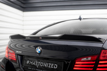 Prodloužení spoileru 3D BMW 5 M-Pack F10 černý lesklý plast