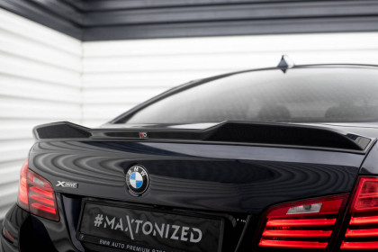 Prodloužení spoileru 3D BMW 5 M-Pack F10 černý lesklý plast