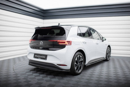 Spoiler zadního nárazniku Volkswagen ID.3 Mk1 černý lesklý plast