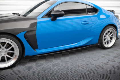 Prahové lišty Street pro + flaps V.1 Toyota GR86 Mk1 černo červené
