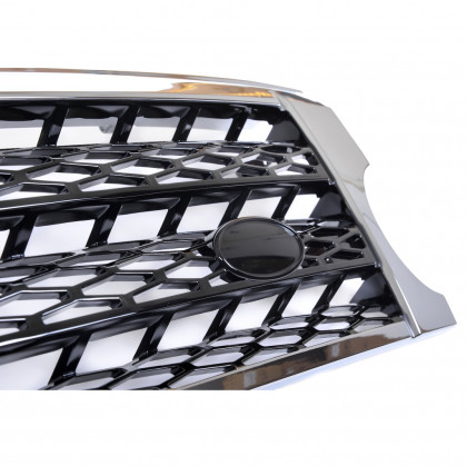 Sportovní maska - LAND ROVER DISCOVERY III (L319) 2004-2009 Supercharged Style - chrom / černá lesklá