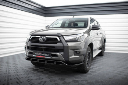 Spojler pod nárazník lipa Toyota Hilux Invincible Mk8 Facelift černý lesk