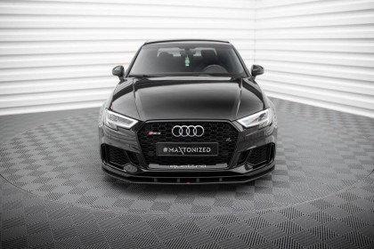 Street pro spojler pod nárazník lipa Audi RS3 Sedan 8V Facelift černý