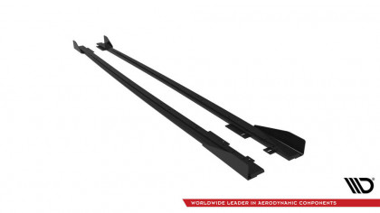 Prahové lišty Street pro + flaps Audi RS3 Sedan 8V Facelift černé