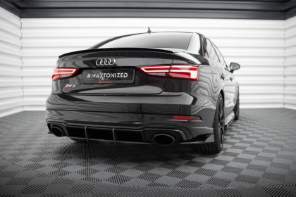 Spoiler zadního nárazníku Street pro Audi RS3 Sedan 8V Facelift černý