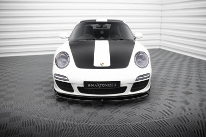 Spojler pod nárazník lipa V.2 Porsche 911 Carrera 997 Facelift černý lesk