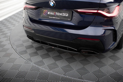 Spoiler zadního nárazniku BMW 4 M440i G22 černý lesklý plast