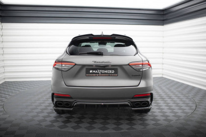 Spoiler zadního nárazniku Maserati Levante Trofeo Mk1 černý lesklý plast