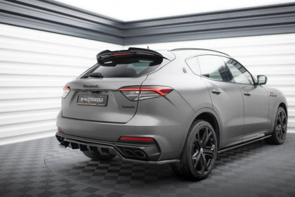 Spoiler zadního nárazniku Maserati Levante Trofeo Mk1 černý lesklý plast