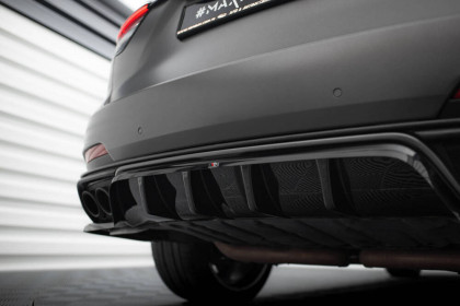 Spoiler zadního nárazniku Maserati Levante Trofeo Mk1 černý lesklý plast