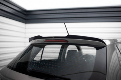 Prodloužení spoileru Škoda Fabia Hatchback Mk3 černý lesklý plast