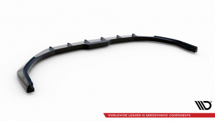 Spojler pod nárazník lipa V.1 Peugeot 308 Mk3 černý leský plast