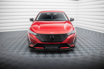 Spojler pod nárazník lipa V.2 Peugeot 308 Mk3 černý leský plast