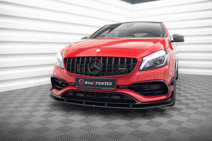 Street pro spojler pod nárazník lipa Mercedes-Benz A 45 AMG Aero W176 černý