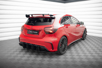 Splittery zadní boční Street Pro + flaps Mercedes-Benz A 45 AMG W176 černé