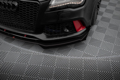 Street pro spojler pod nárazník lipa + flaps Audi A7 RS7 Look C7 černý