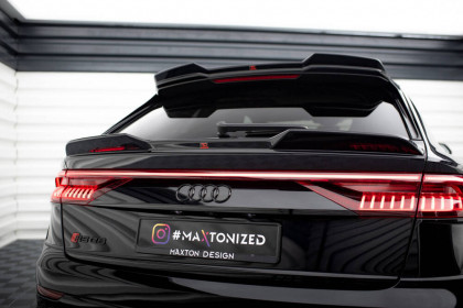 Prodloužení spoileru spodní 3D Audi RSQ8 Mk1 černý lesklý plast