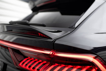 Prodloužení spoileru spodní 3D Audi RSQ8 Mk1 černý lesklý plast