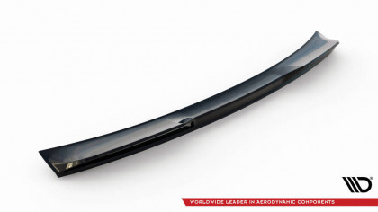 Prodloužení spoileru spodní 3D Audi RSQ8 Mk1 černý lesklý plast