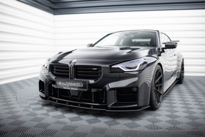 Street pro spojler pod nárazník lipa V.1 BMW M2 G87 černo červený