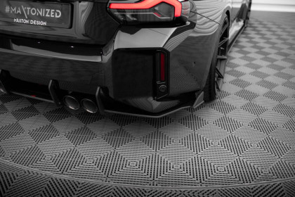 Splittery zadní boční Street Pro V.2 BMW M2 G87 černo červené