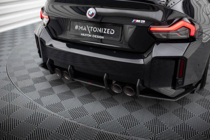 Spoiler zadního nárazníku Street pro BMW M2 G87 černo červený