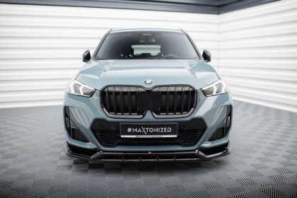 Spojler pod nárazník lipa BMW X1 M-Pack U11 černý leský plast