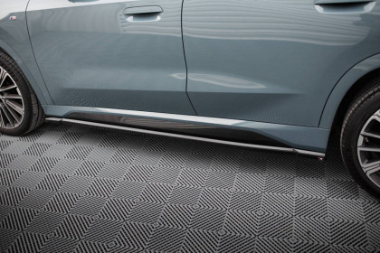 Prahové lišty BMW X1 M-Pack U11 černý lesklý plast