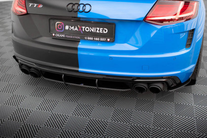 Spoiler zadního nárazníku Street pro Audi TT S 8S černo červený